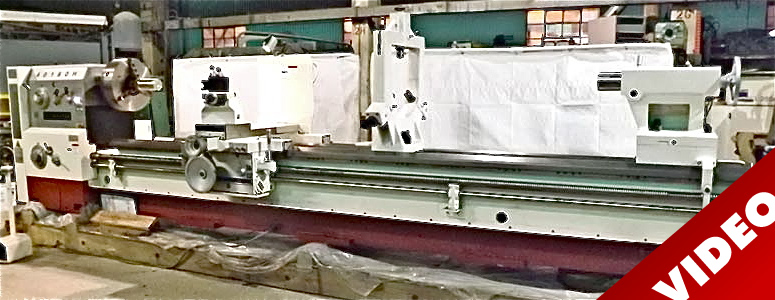 40" x 120" CUTMASTER ... BIG BORE LATHE 5-1/8" SPINDLE HOLE